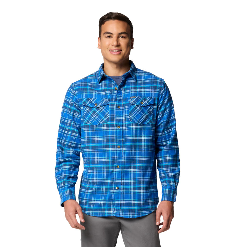 Columbia Mens Bearmouth Springs Roll Up Long Sleeve Flannel Shirt-51