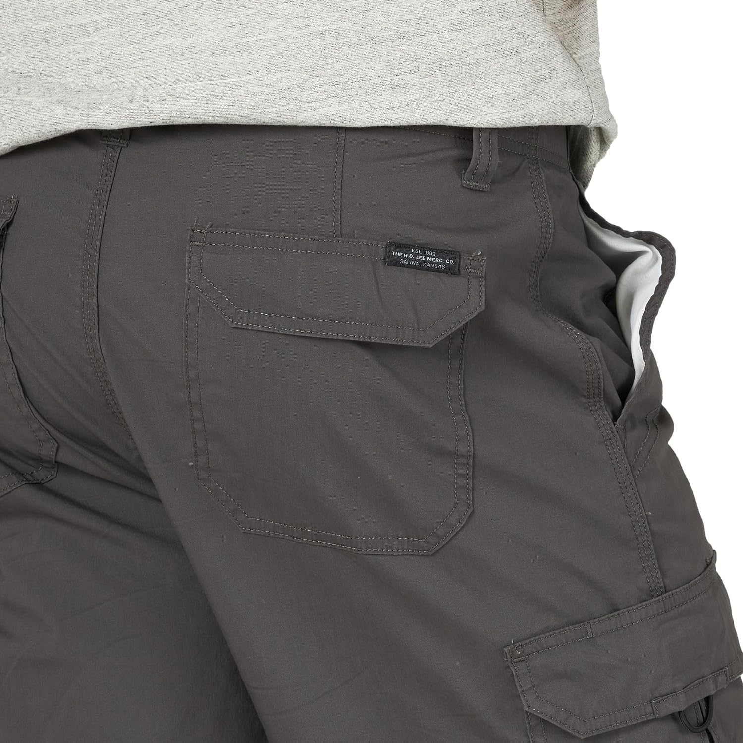 Lee Men's Big and Tall New Belted Wyoming Cargo Short