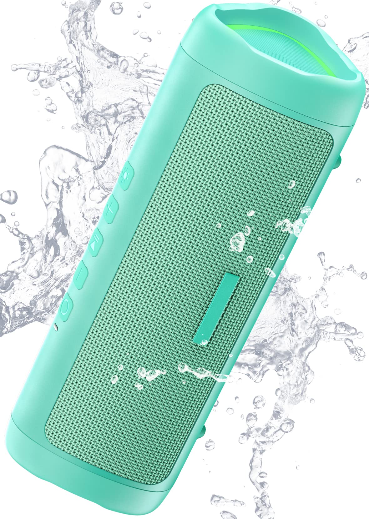 Bluetooth Speaker with HD Sound, Portable Wireless, IPX5 Waterproof, Up to 20H Playtime, TWS Pairing, BT5.3, for Home/Party/Outdoor/Beach, Electronic Gadgets, Birthday Gift (Black)
