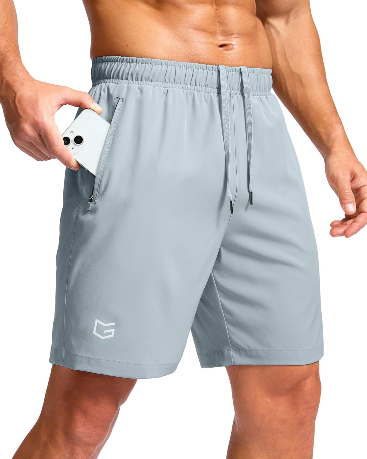G Gradual Men's Athletic Running Shorts with Zipper Pockets Quick Dry 7"/ 5"/ 9" Workout Gym Shorts for Basketball Hiking-10