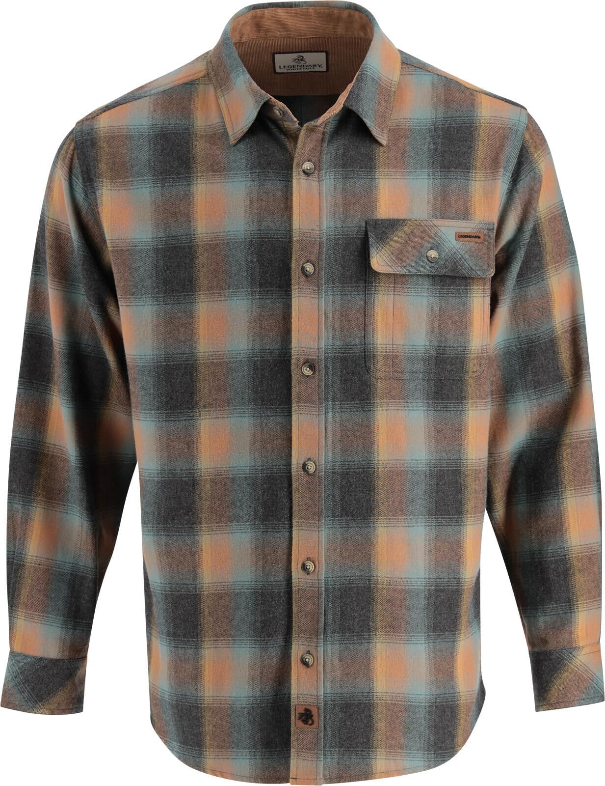 Legendary Whitetails Men's Flannel Shirt Long Sleeve Button Down 100% Cotton-84