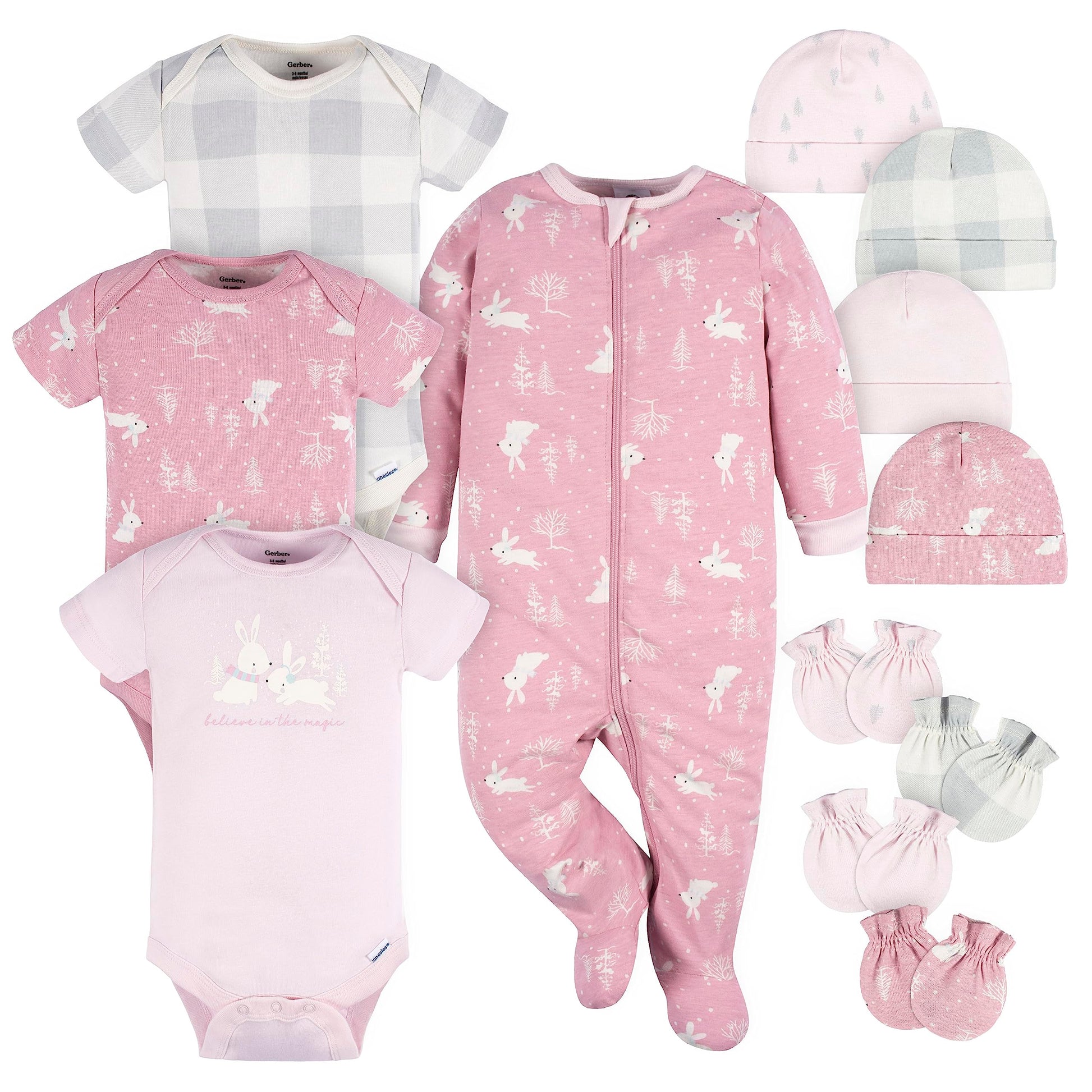Gerber baby-girls Boys and Girls 12 Piece Layette Gift Set