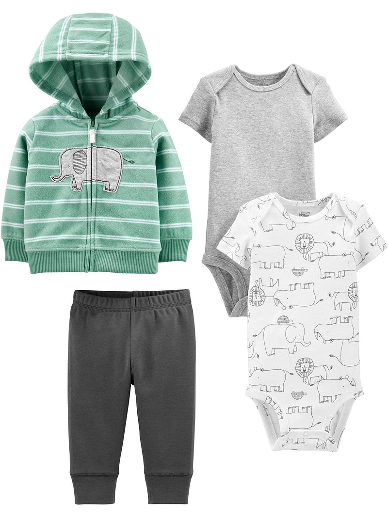 Simple Joys by Carter's baby-boys 4-piece Jacket, Pant, and Bodysuit Set