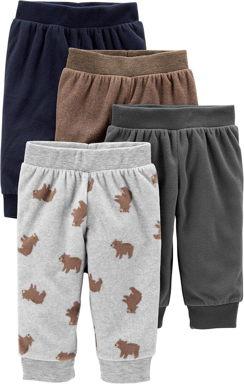 Simple Joys by Carter's unisex-baby 4-pack Fleece Pants
