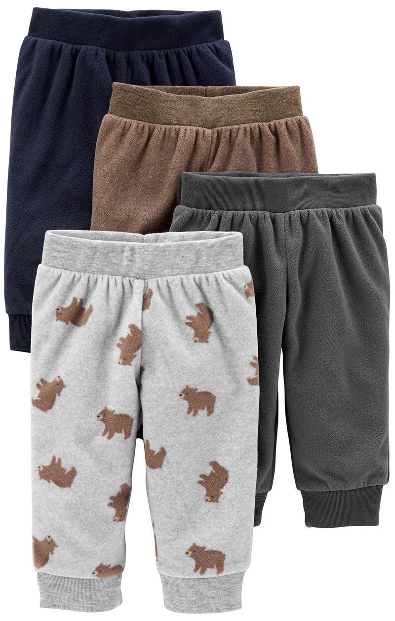 Simple Joys by Carter's unisex-baby 4-pack Fleece Pants-34