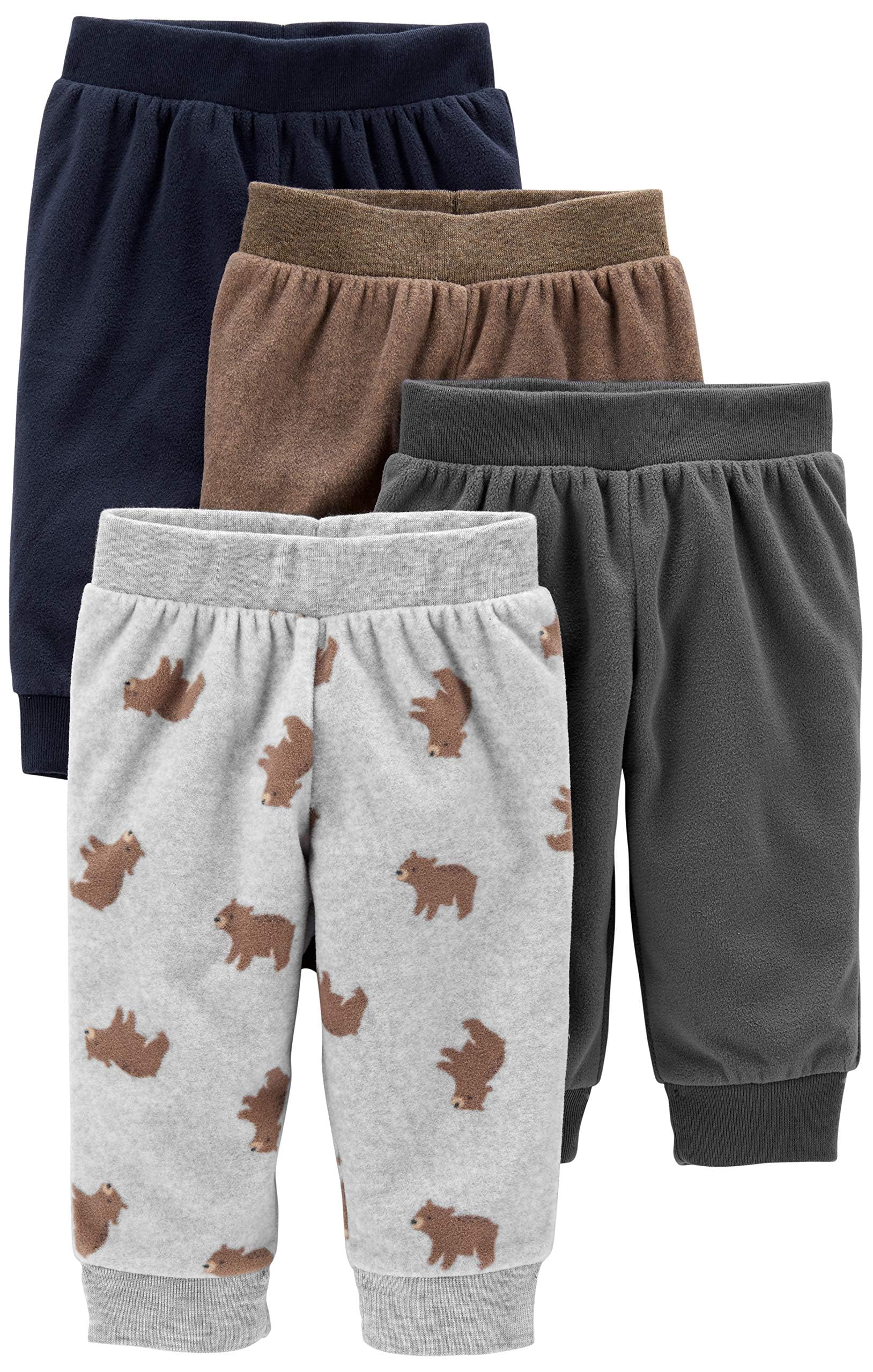 Simple Joys by Carter's unisex-baby 4-pack Fleece Pants