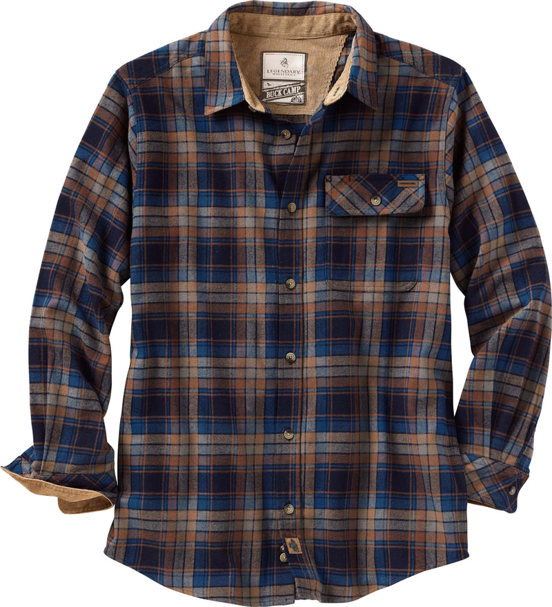 Legendary Whitetails Men's Flannel Shirt Long Sleeve Button Down 100% Cotton-52