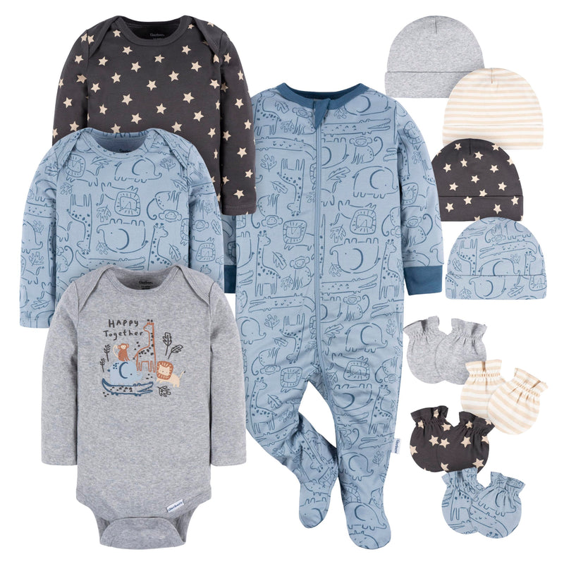 Gerber baby-girls Boys and Girls 12 Piece Layette Gift Set
