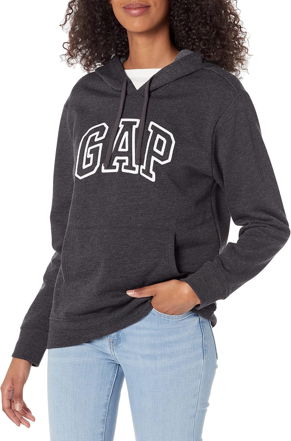GAP Women's Logo Hoodie Hooded Pull-on Sweatshirt-37