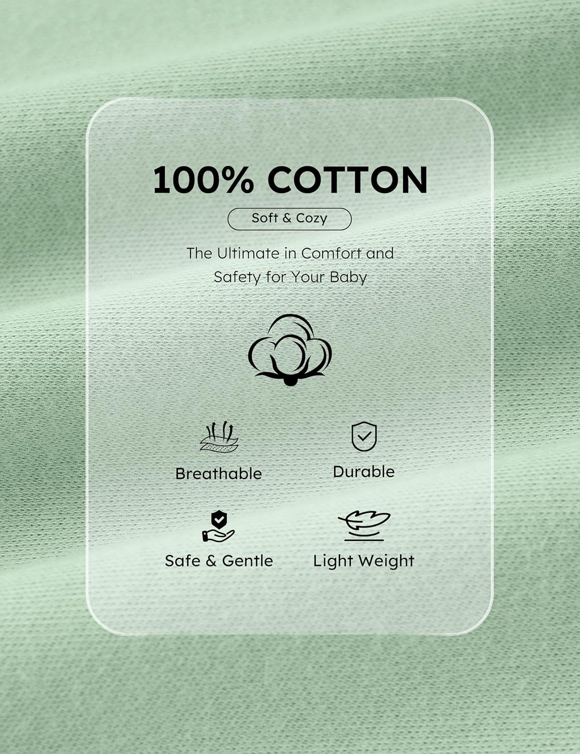 Yoofoss Baby Pajamas 100% Organic Cotton Baby Sleepers for Newborn 0-3 3-6 6-9 Months Boys Girl Clothes 3pcs Footed PJs