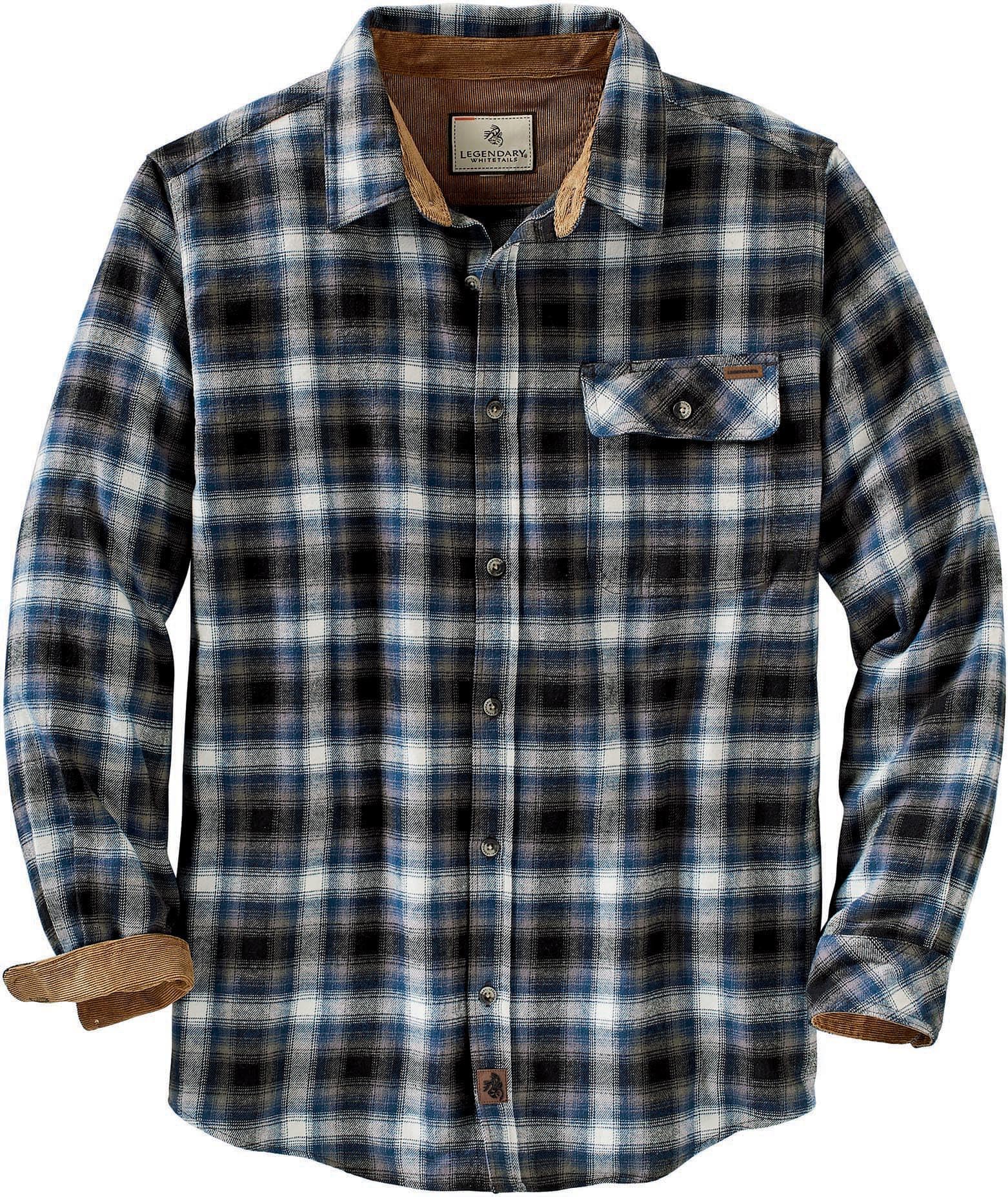 Legendary Whitetails Men's Flannel Shirt Long Sleeve Button Down 100% Cotton-4