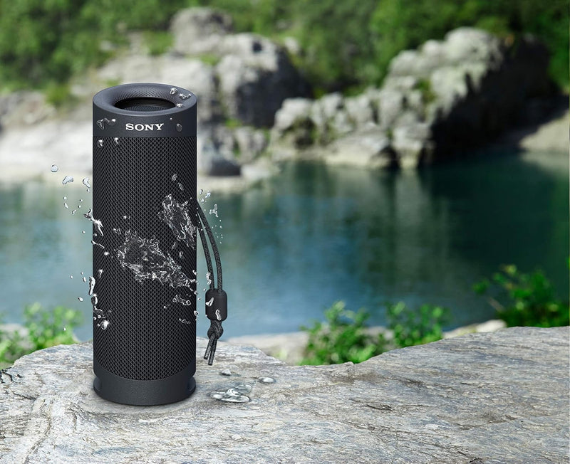Sony SRS-XB23 - Super-Portable, Powerful and Durable, Waterproof, Wireless Bluetooth Speaker with Extra BASS – Black