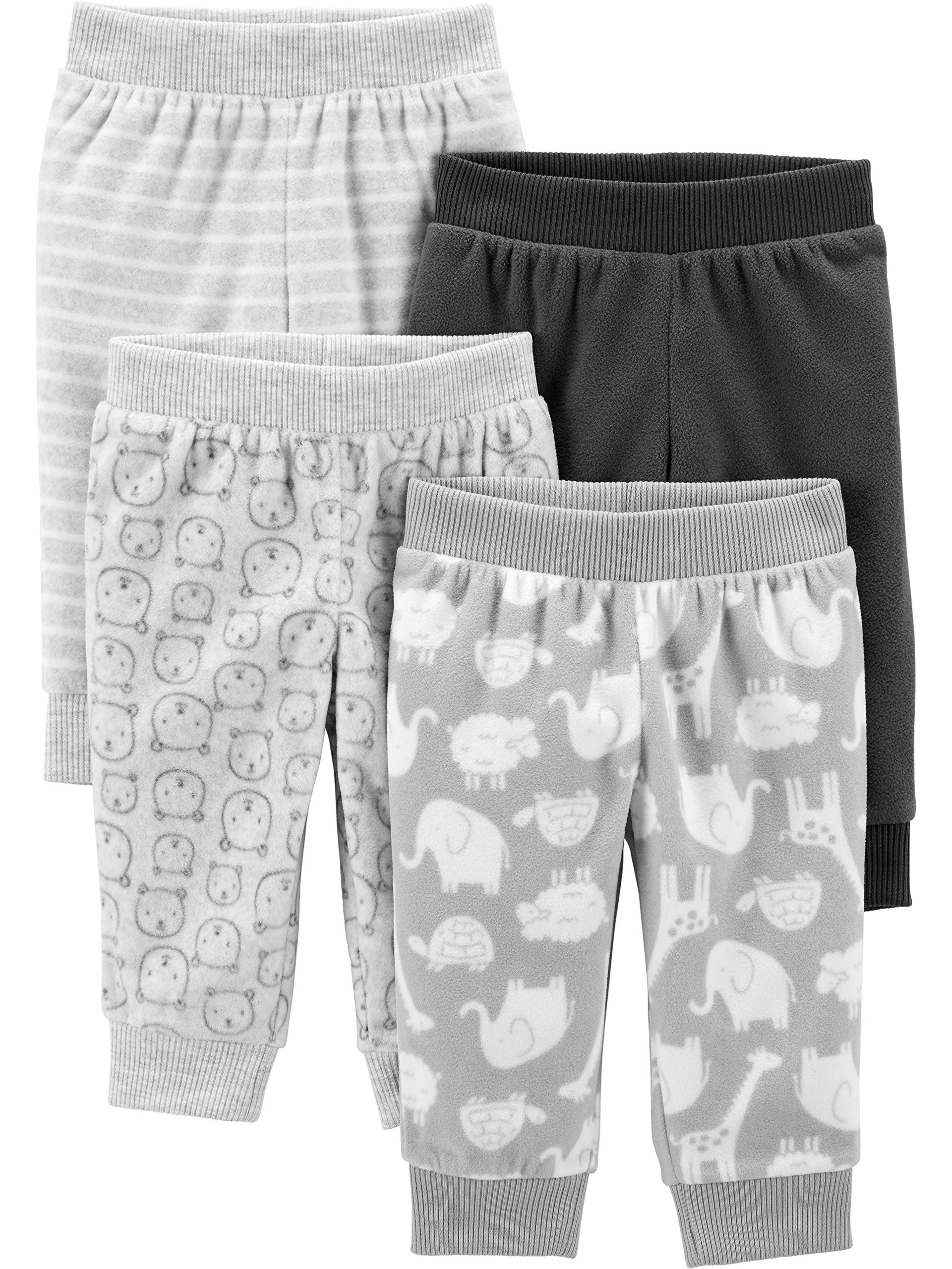 Simple Joys by Carter's unisex-baby 4-pack Fleece Pants-36