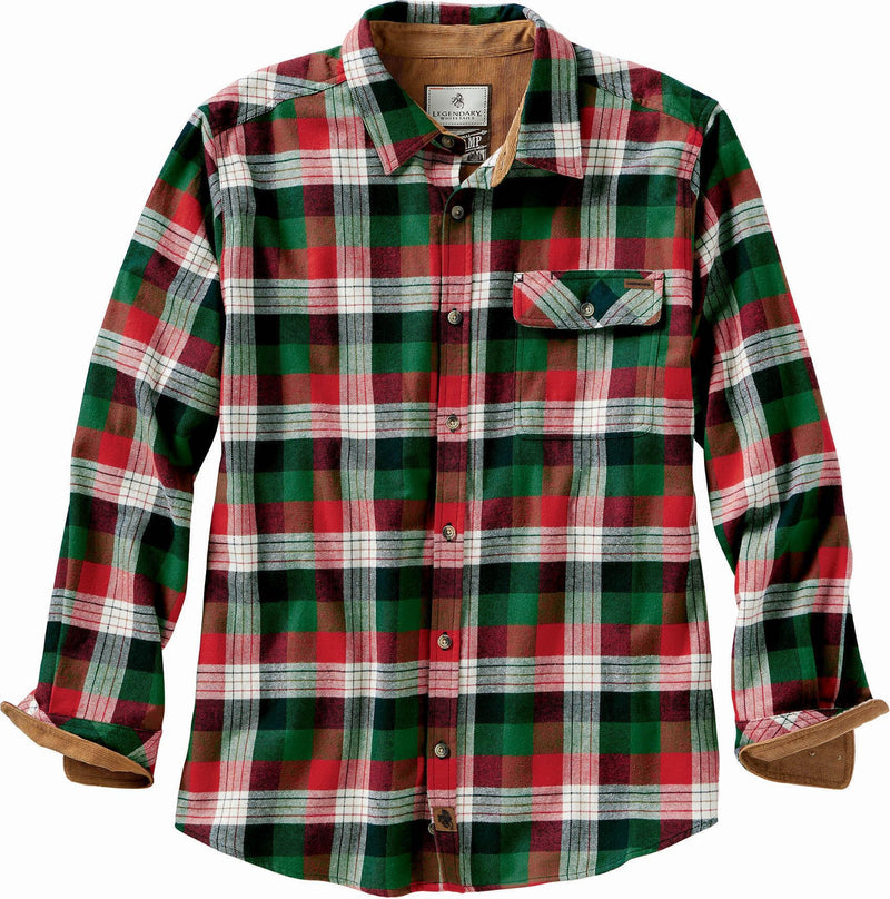 Legendary Whitetails Men's Flannel Shirt Long Sleeve Button Down 100% Cotton-70