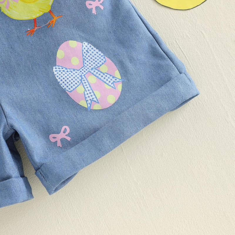 Ayalinggo St Patricks Baby Girl Boy Outfit Toddler St Patricks Lucky Clover Overalls Jeans Shorts Summer Clothes Clothing