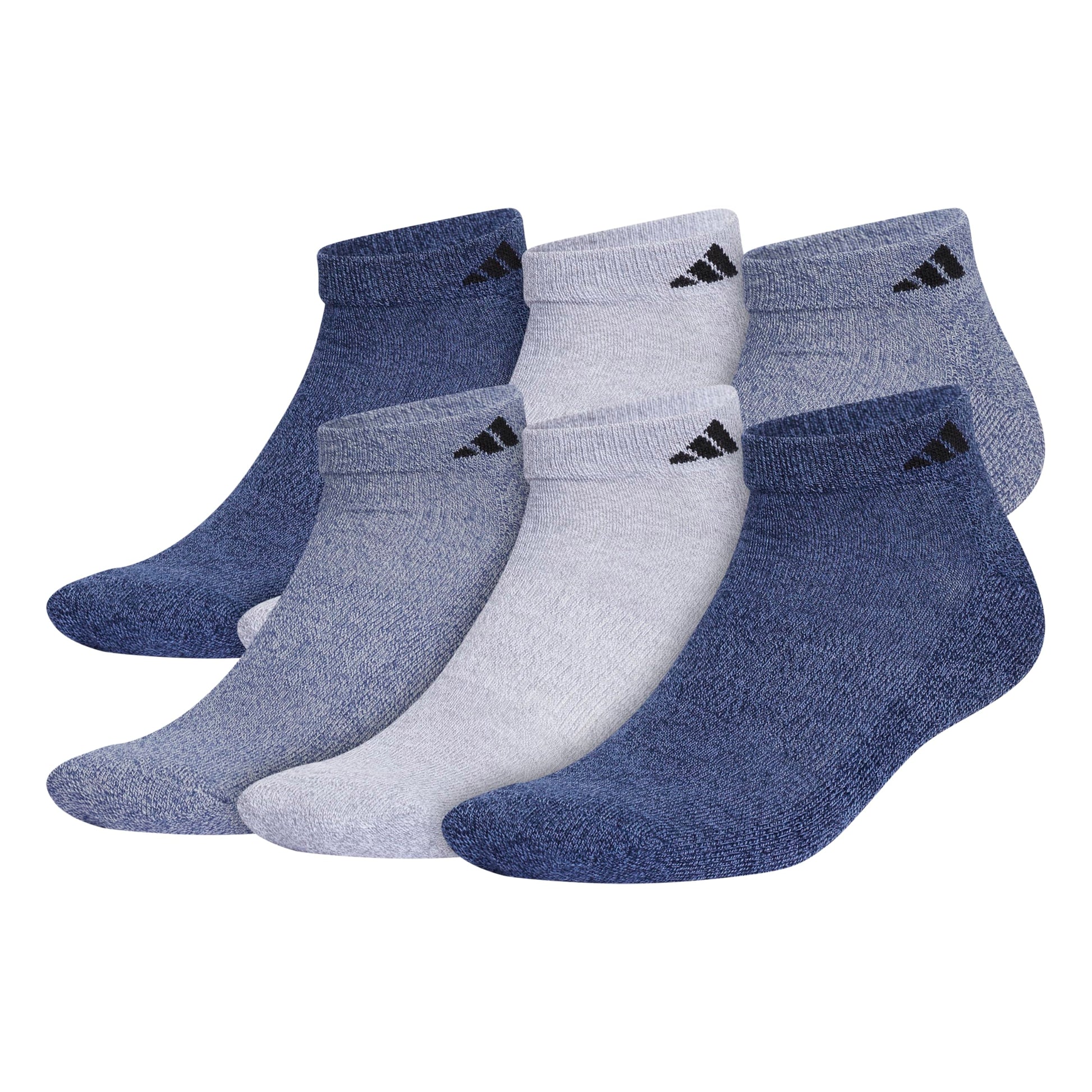 adidas Men's Athletic Cushioned Low Cut Ankle Socks (6-Pair Pack)-3