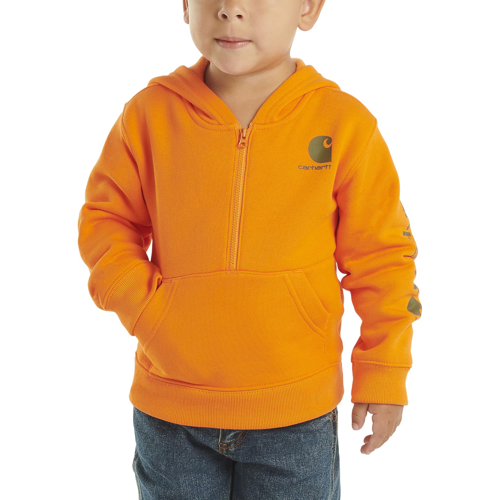Carhartt Kid's CA6273 Long-Sleeve Half-Zip Sweatshirt - Boys-75