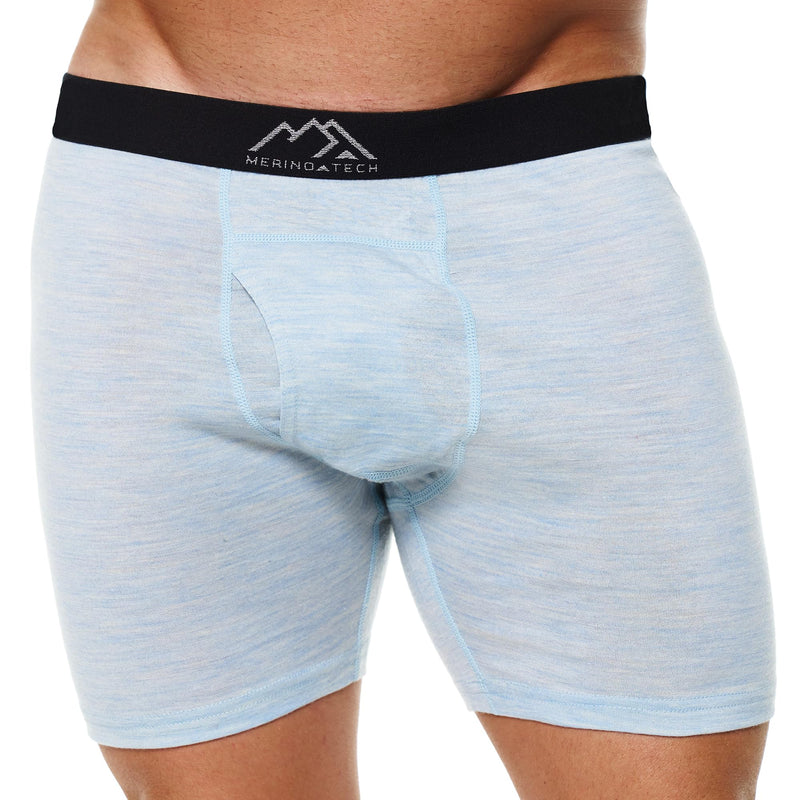 Merino.tech Merino Wool Underwear Mens - 100% Merino Wool Base Layer Boxer Briefs for Men-24