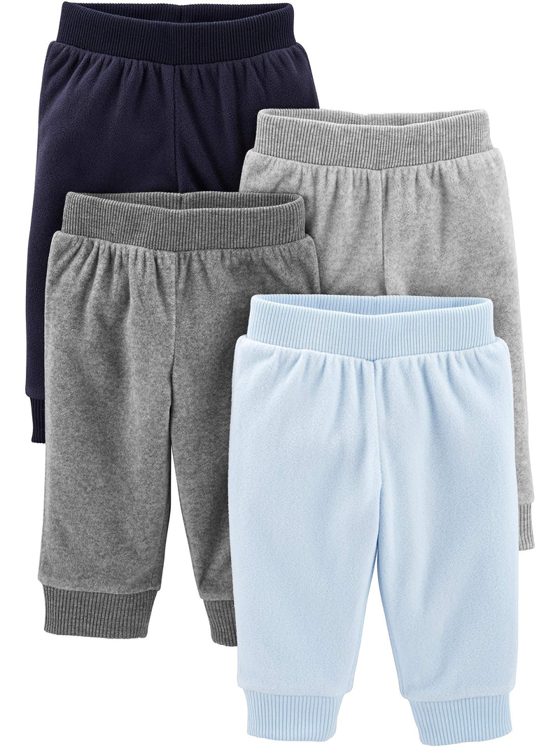 Simple Joys by Carter's unisex-baby 4-pack Fleece Pants