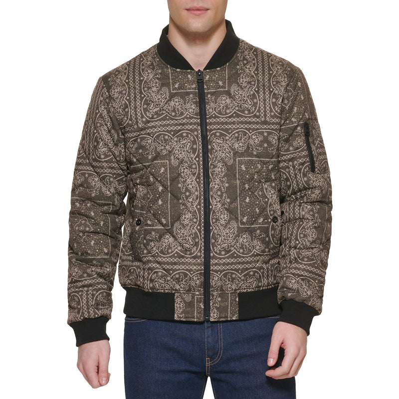 Levi's mens Diamond Quilted Bomber Jacket-33