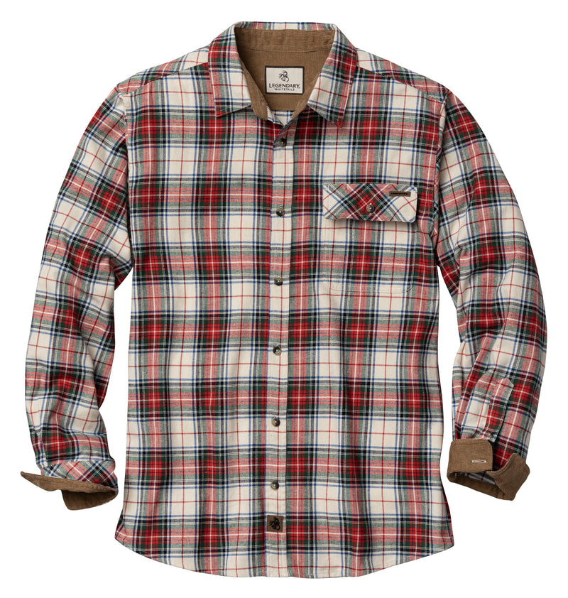 Legendary Whitetails Men's Flannel Shirt Long Sleeve Button Down 100% Cotton-53