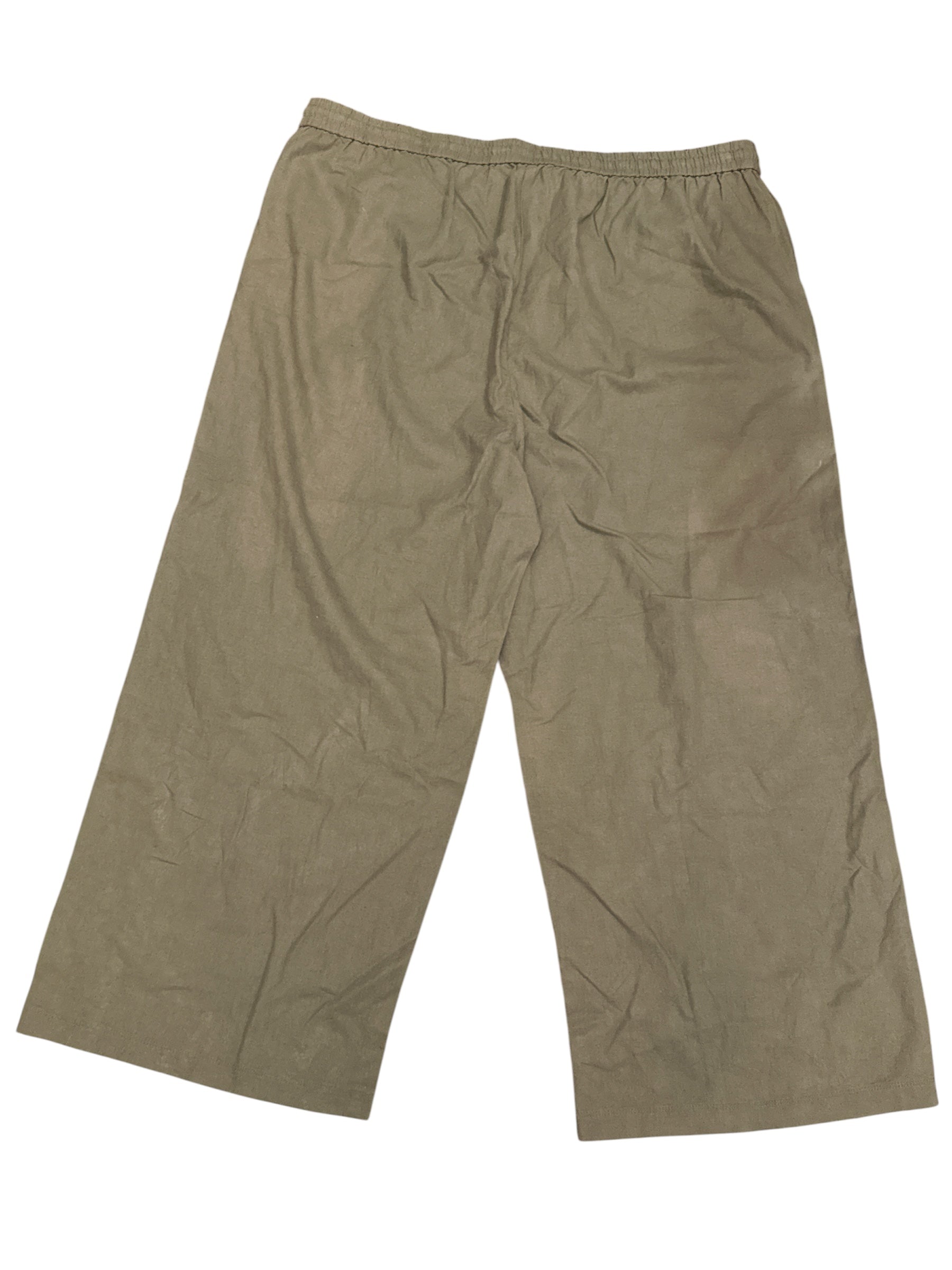 J.CREW linen-blend slim wide-leg drawstring pant, GSU, 20-4
