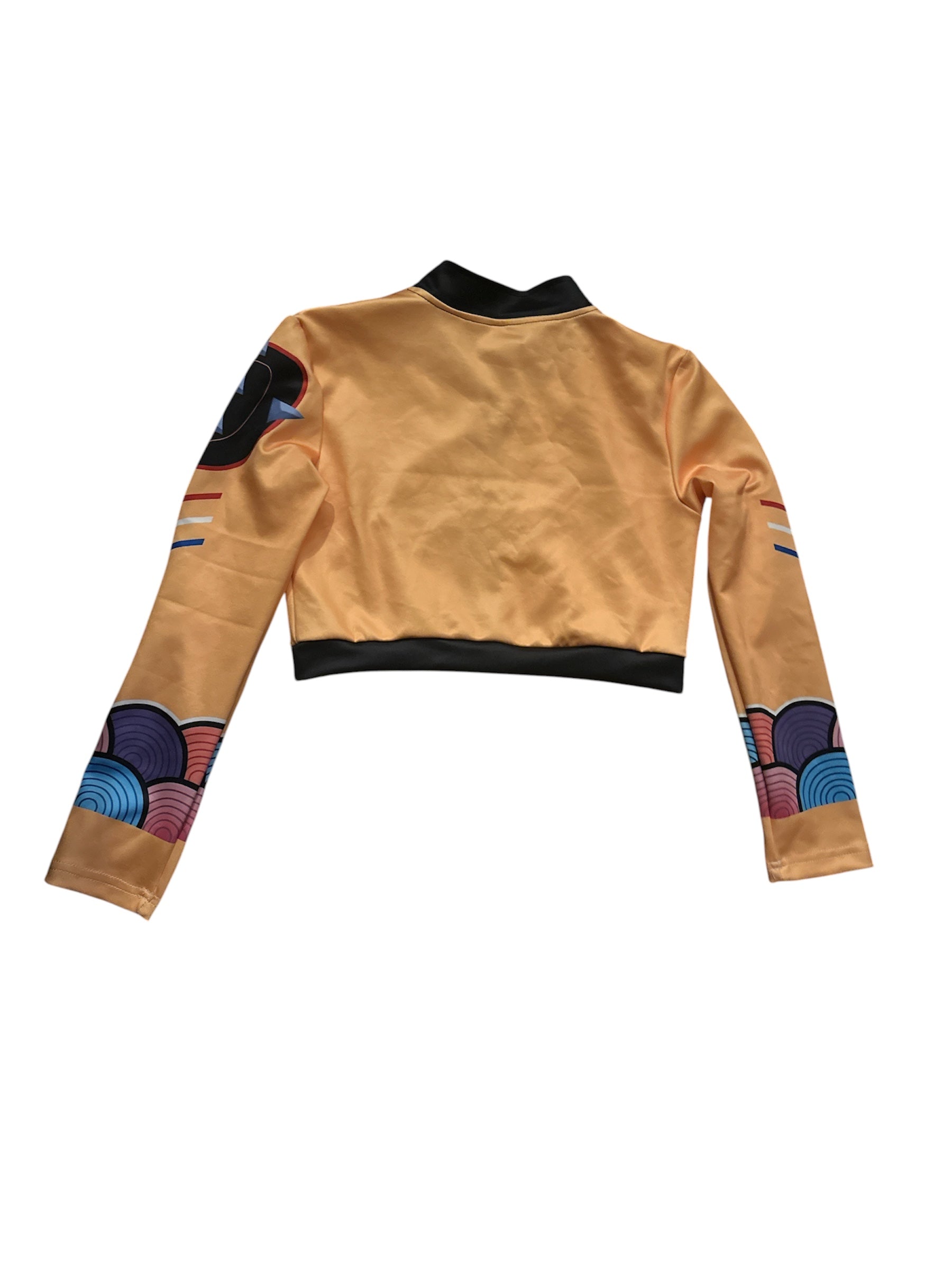 KPop Demon Hunters Rumi Cosplay Costume 1 Piece Jacket, Yellow, 150-2