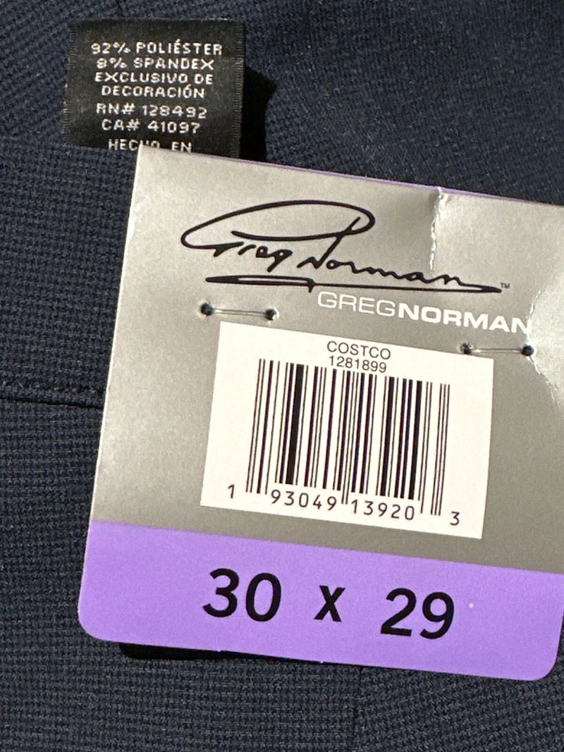 Greg Norman Mens Ultimate Travel Comfort Pants, Blue, 30 X 29