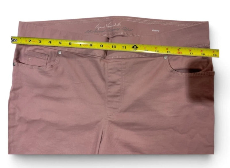 Gloria Vanderbilt Women’s Capri Pant Rose Pink Size 16