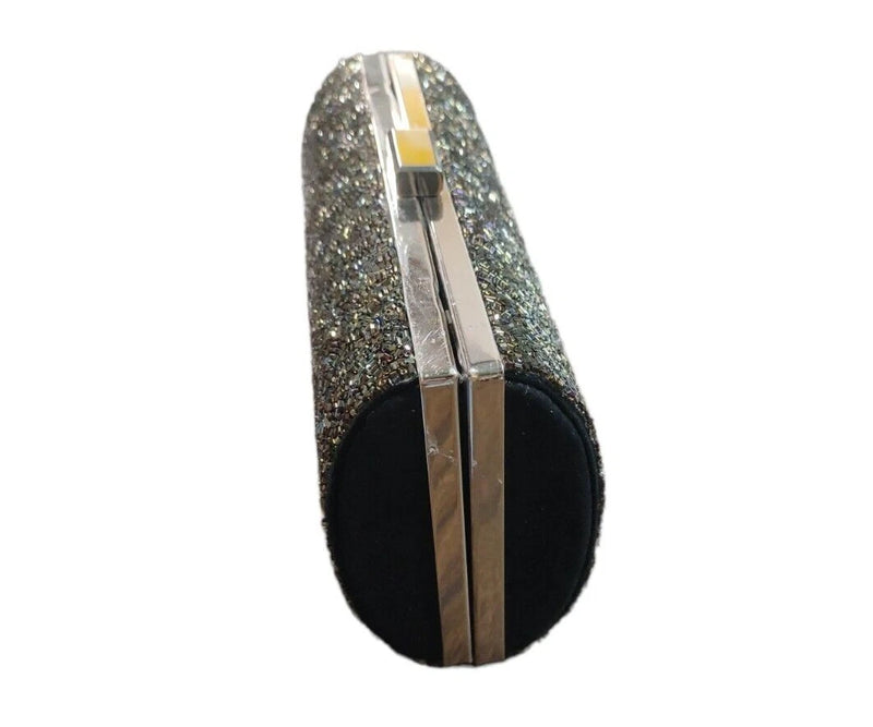 INC International Concepts Original Alysin Bead Clutch, Charcoal, One Size