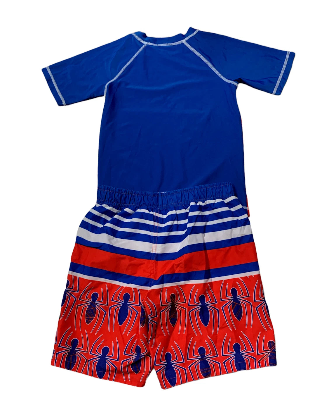 Marvel Spiderman Kids 2pc Swim Set - Red/Blue - 7 T(READ)