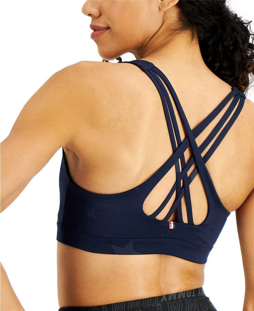 ID Ideology Performance Strappy Low Impact Sports Bra- star navy blaze - LARGE