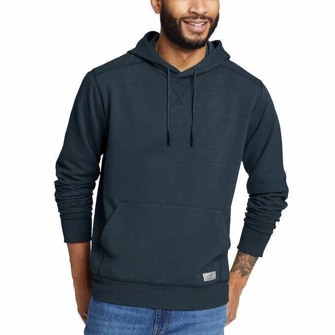 Eddie Bauer Men’s Everyday Pullover Hoodie, BLUE, Small