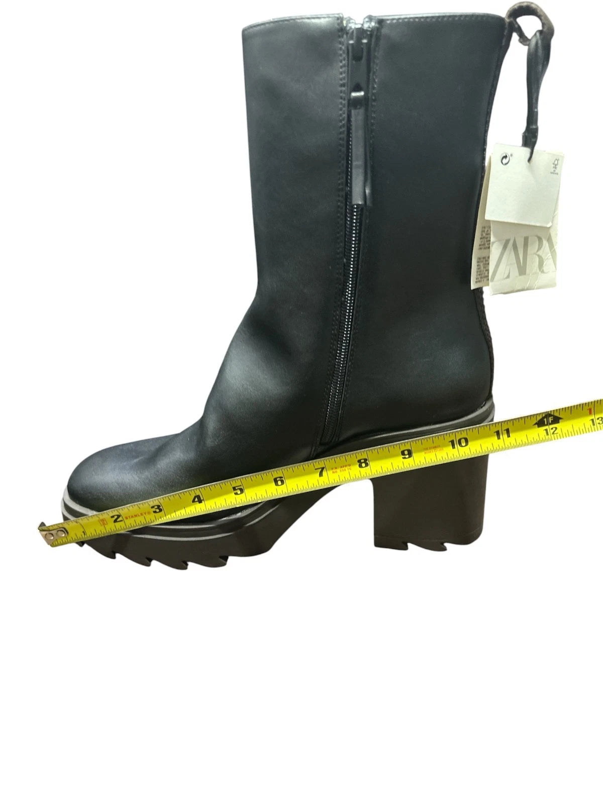 Zara Women's z1T Botin Ankle Boots, Black, 41-10