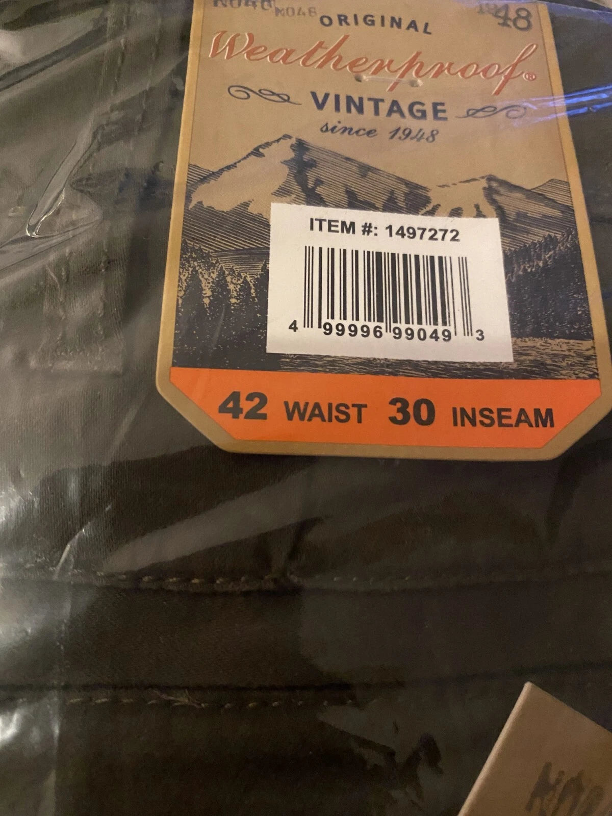 Weatherproof Vintage Men's Flex Commuter Pant Regular fit, OLIVE, 42 X 30