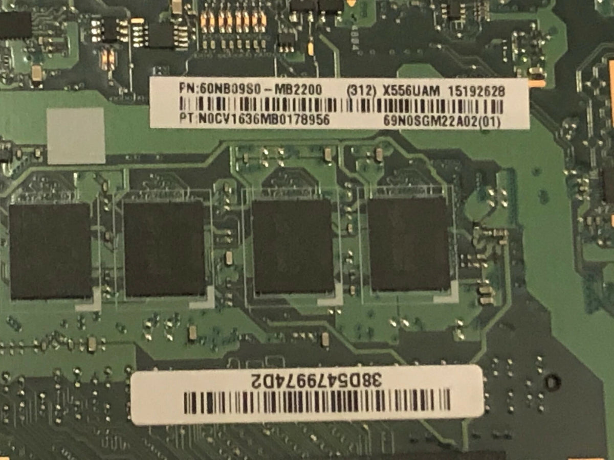 Asus F556UA-AB32 i3-6100U 2.3GHz 4GB RAM Motherboard 60NB09S0-MB220<wbr/>0 (AS-IS)