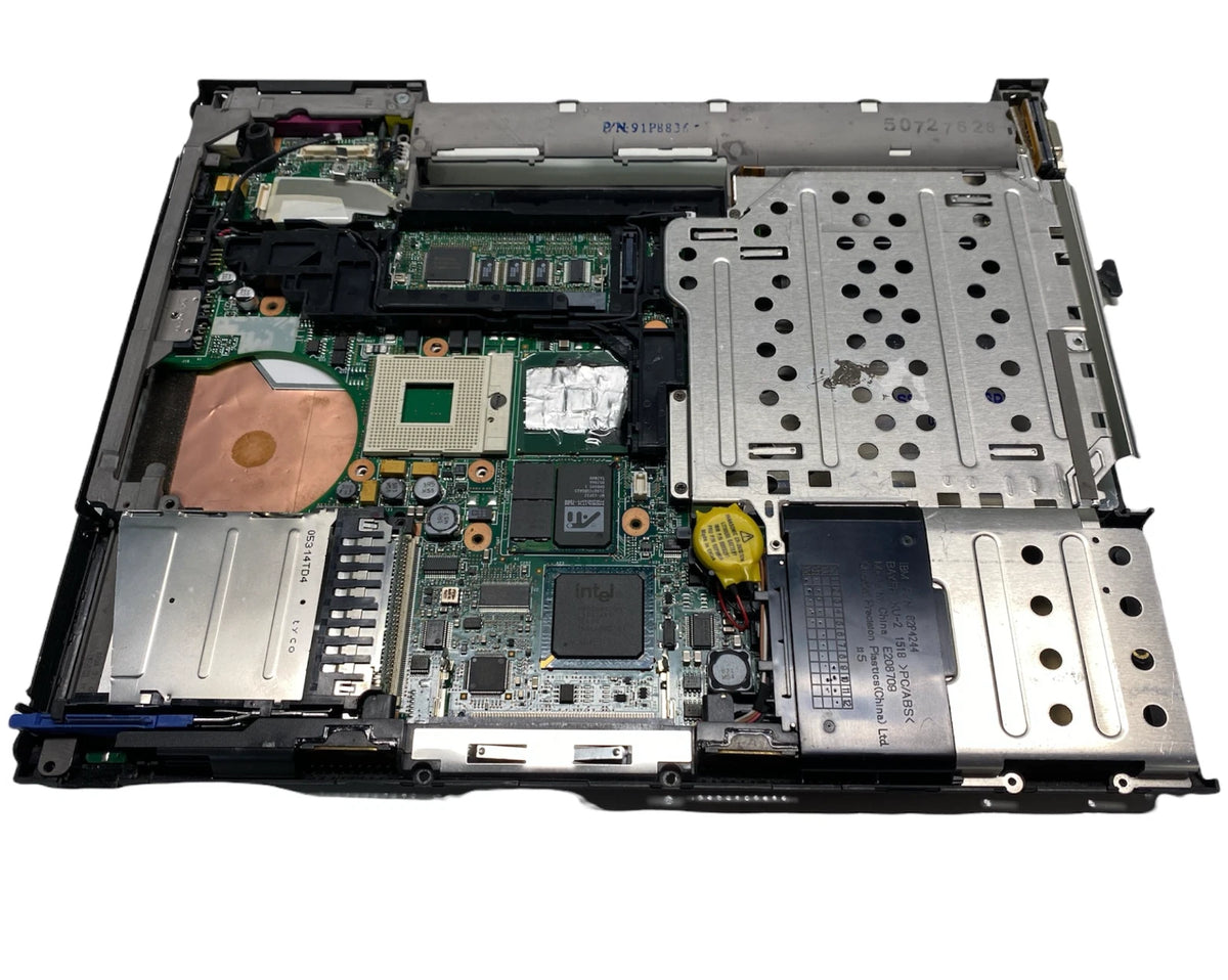 Lenovo Thinkpad T42 2373 Intel Motherbord &amp; Bottom Base Case Assembly 91P8836