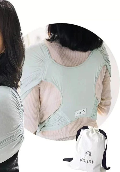 Konny Baby Carrier Flex AirMesh Premium Breathabl Material- Summer - Mint Medium