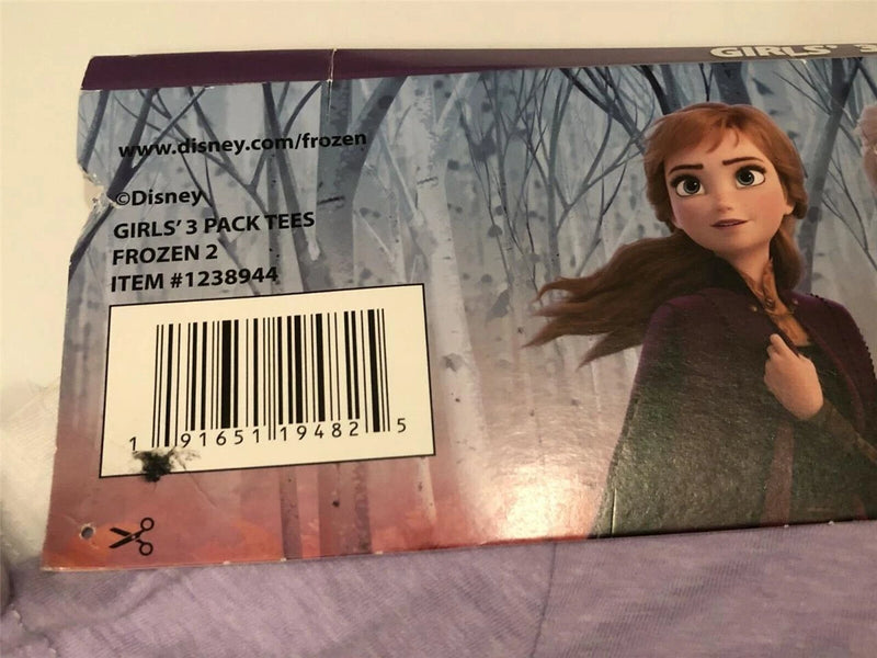 Disney Frozen Girls 3 Pack Tees, FROZEN , 5