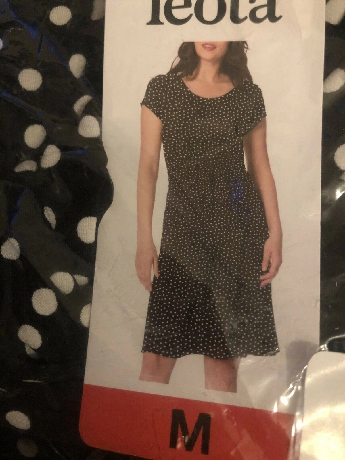 Leota Ladies’ Short Sleeve Dress, CONFETTI DOT, M