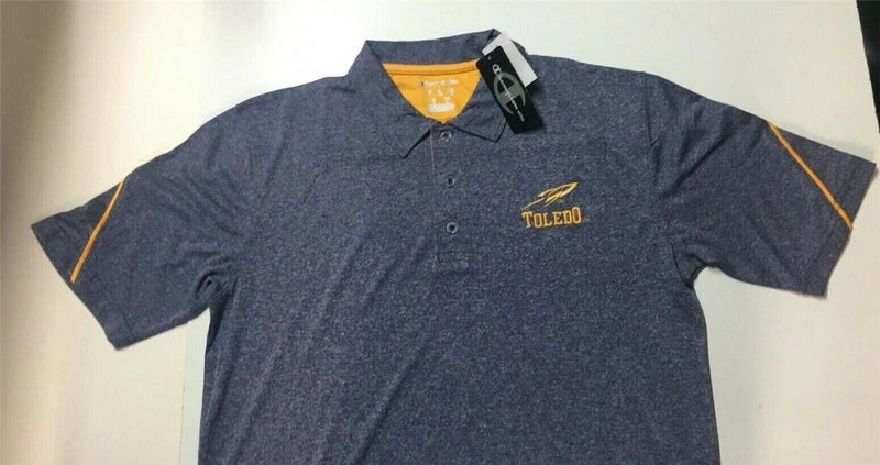 Champion Elite Men's Toledo Coach Collar Short Sleeve Polo Shirt, Navy, Medium