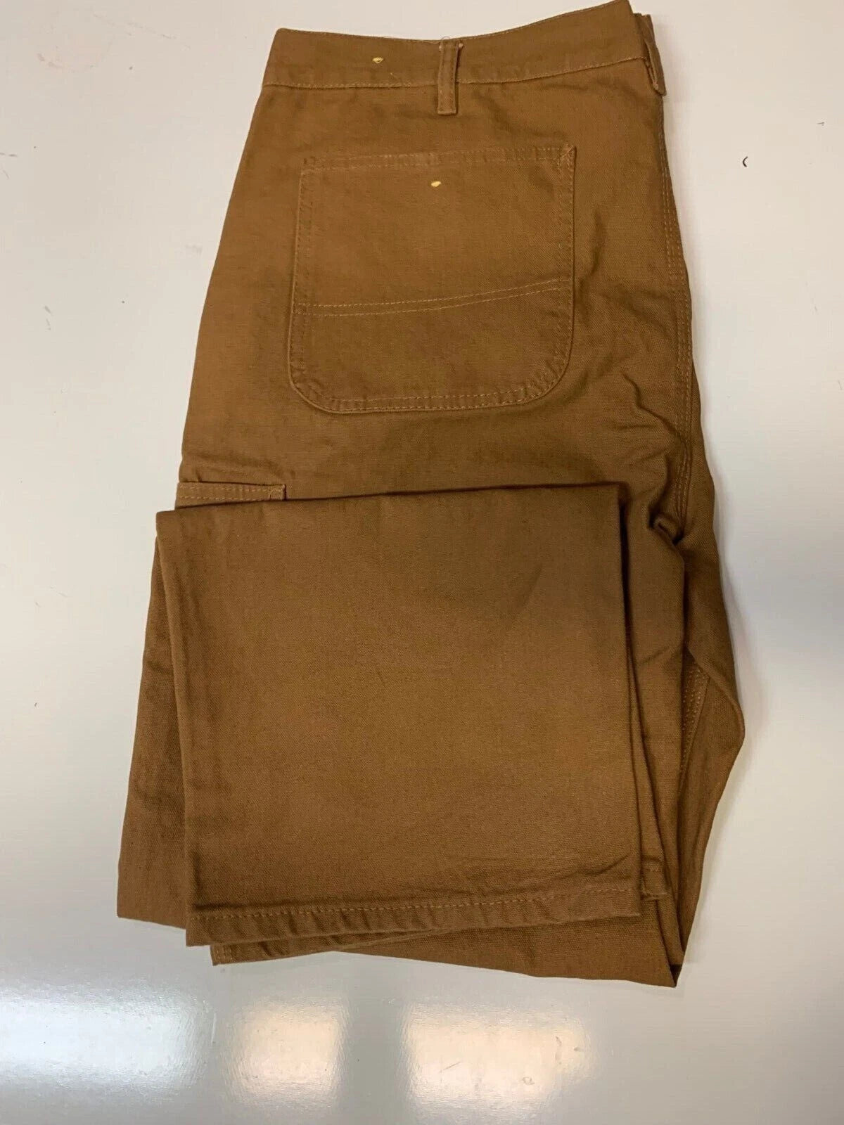 Stanley Workwear Men's Canvas Carpenter Pant, Almond, 38x30