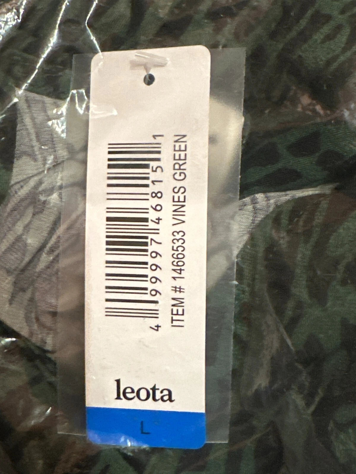 Leota Ladies' Tunic Quarter Sleeve Shirt Top, VINES GREEN, L