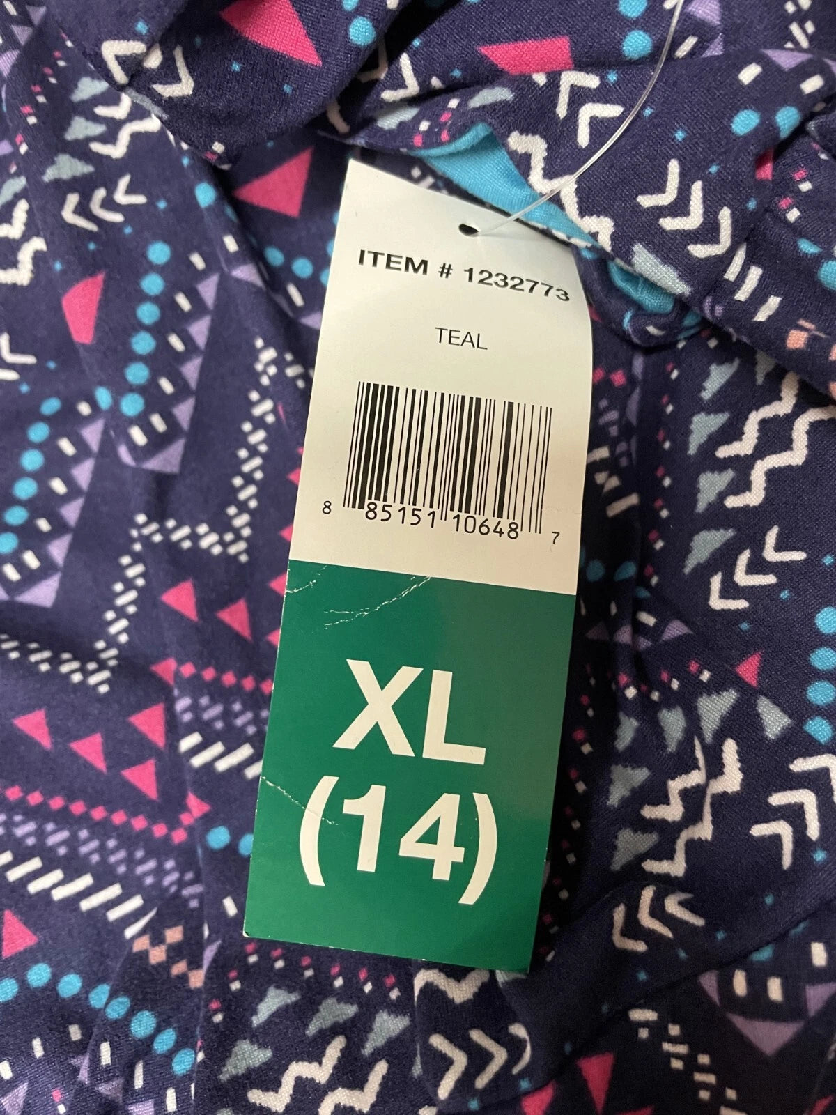 Sweet Heart Rose Girls Reversible Dress, TEAL, XL(14)