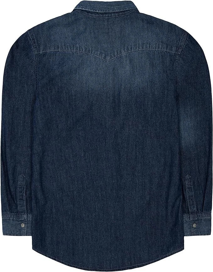 Levi's Boys' Denim Western Shirt Small 8-10 YRS
