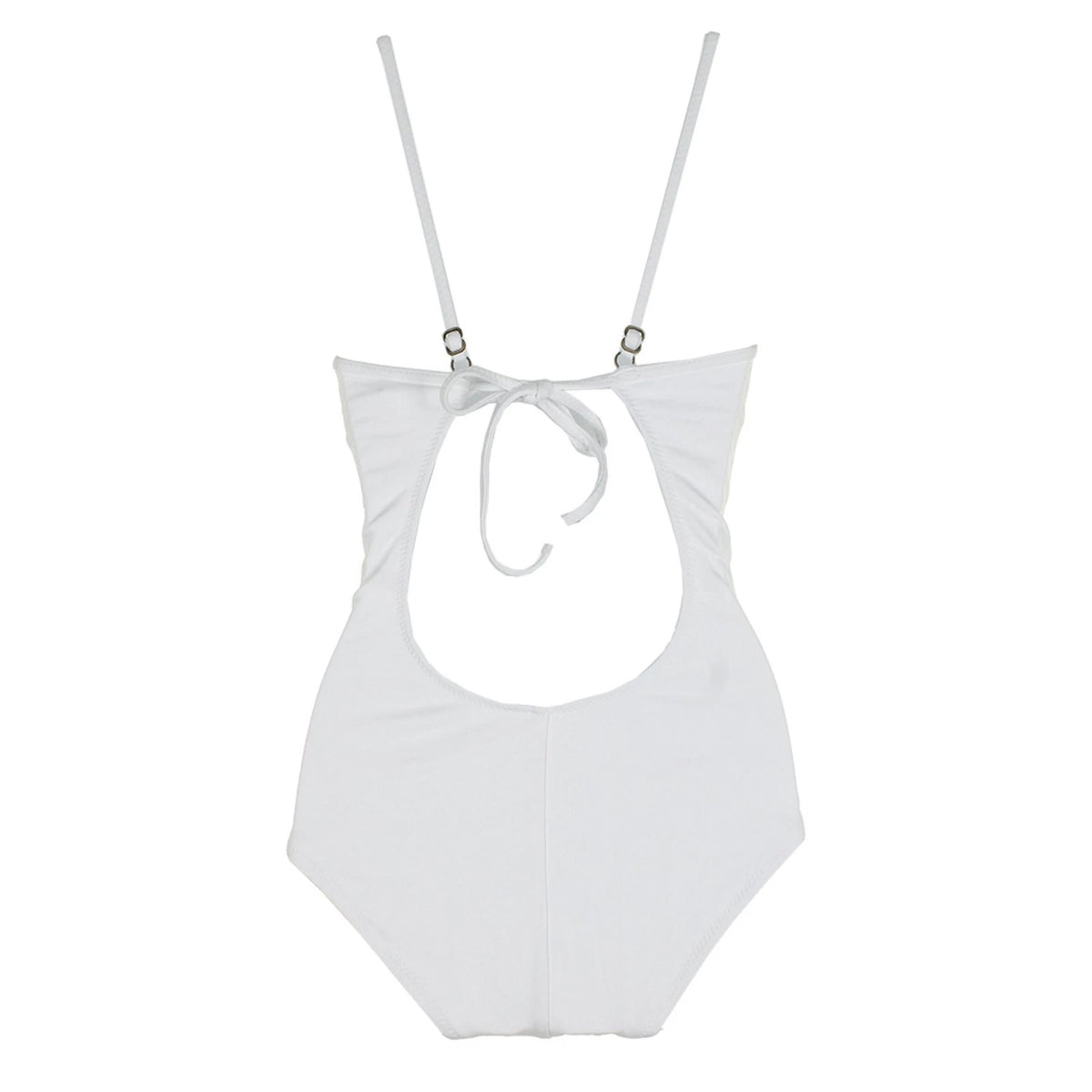 BECCA by Rebecca Virtue Siren Crocheted Trim One Piece Swimsuit -Medium New