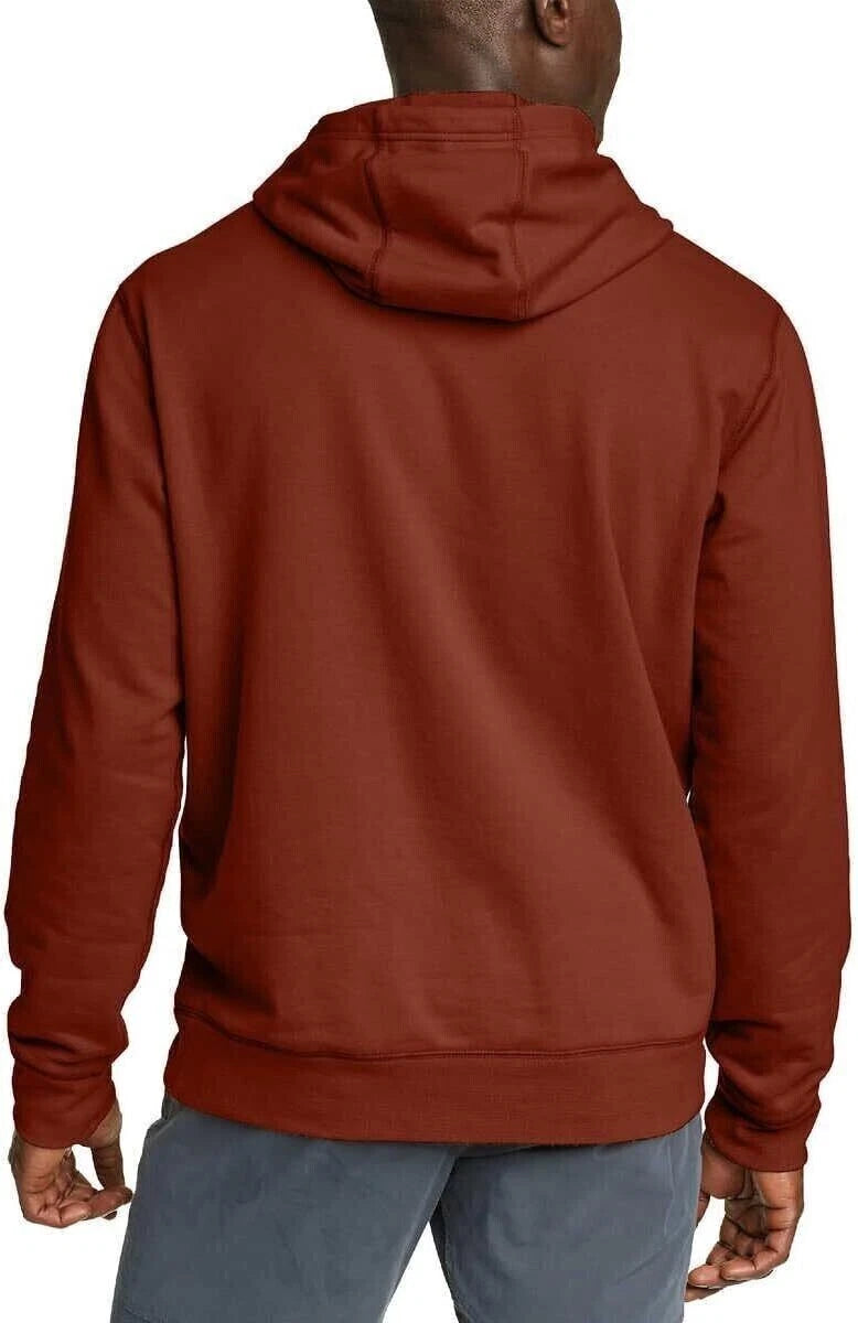 Eddie Bauer Men’s Everyday Pullover Hoodie, RED, S