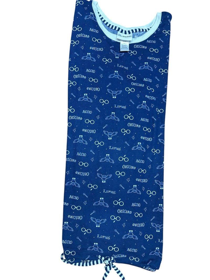 Wizarding World Harry Potter Womens 2-Piece Cozy Pajama Set ( NAVY, XXL)