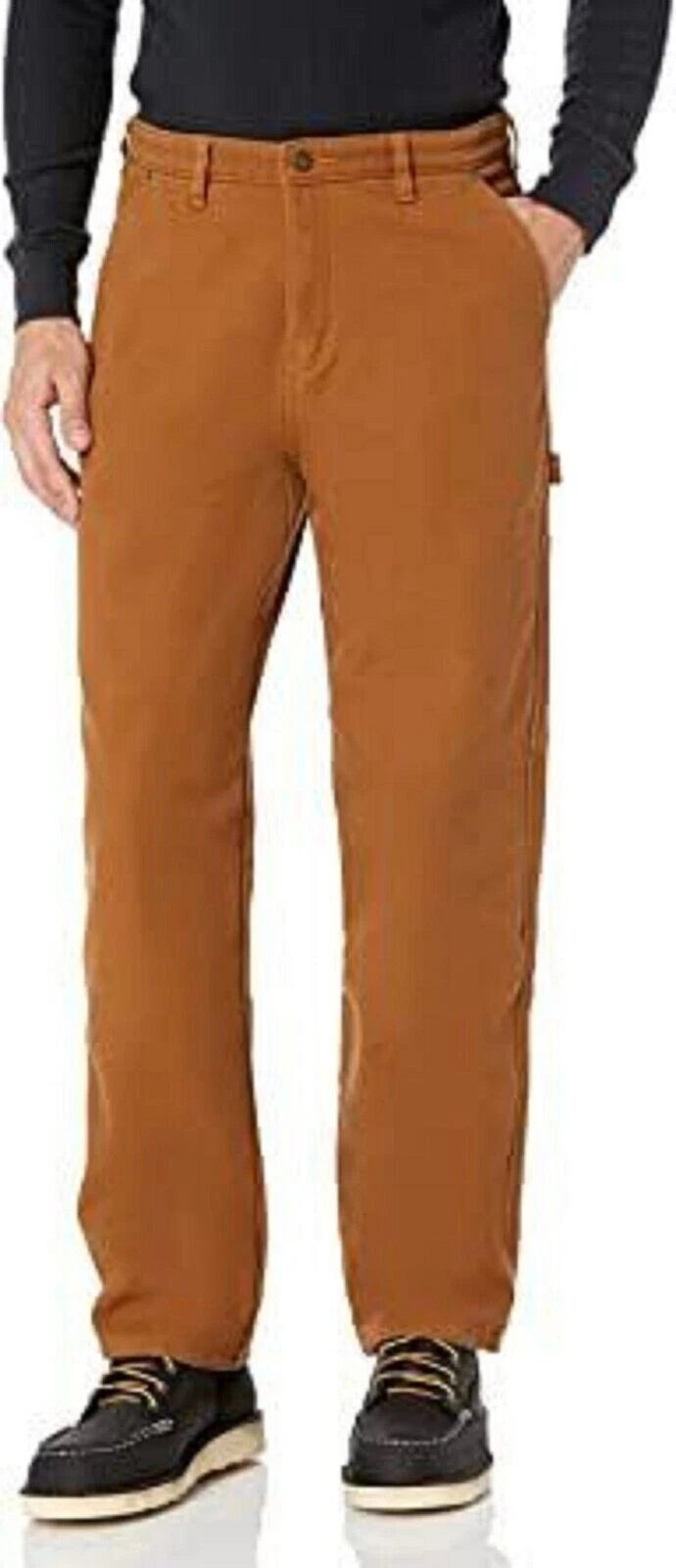 Stanley Workwear Men's Canvas Carpenter Pant, Almond, 38x30