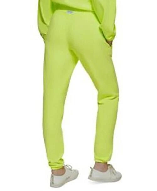 CALVIN KLEIN Performance Women’s Outline Logo Joggers, Lime, XL